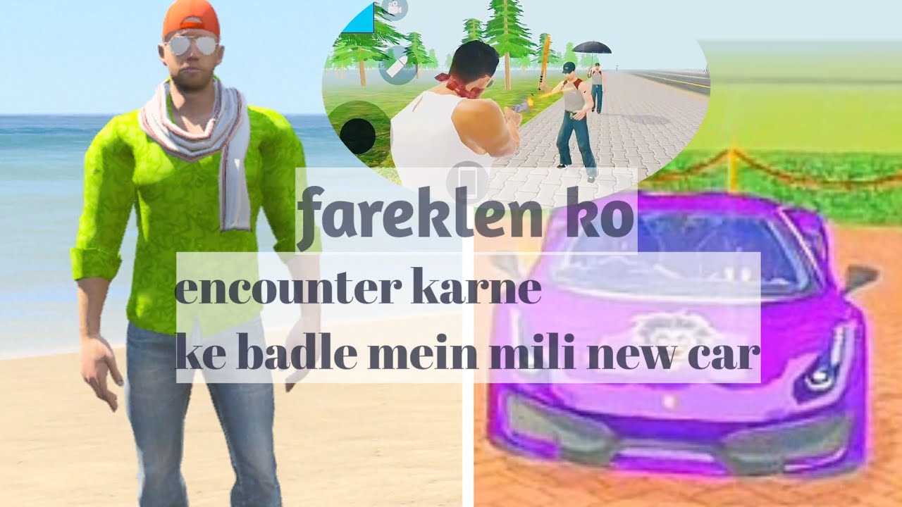 🤯Fareklen ko 🥷encounter karne ke badle🚗#viral @MOHDHASAN-j 