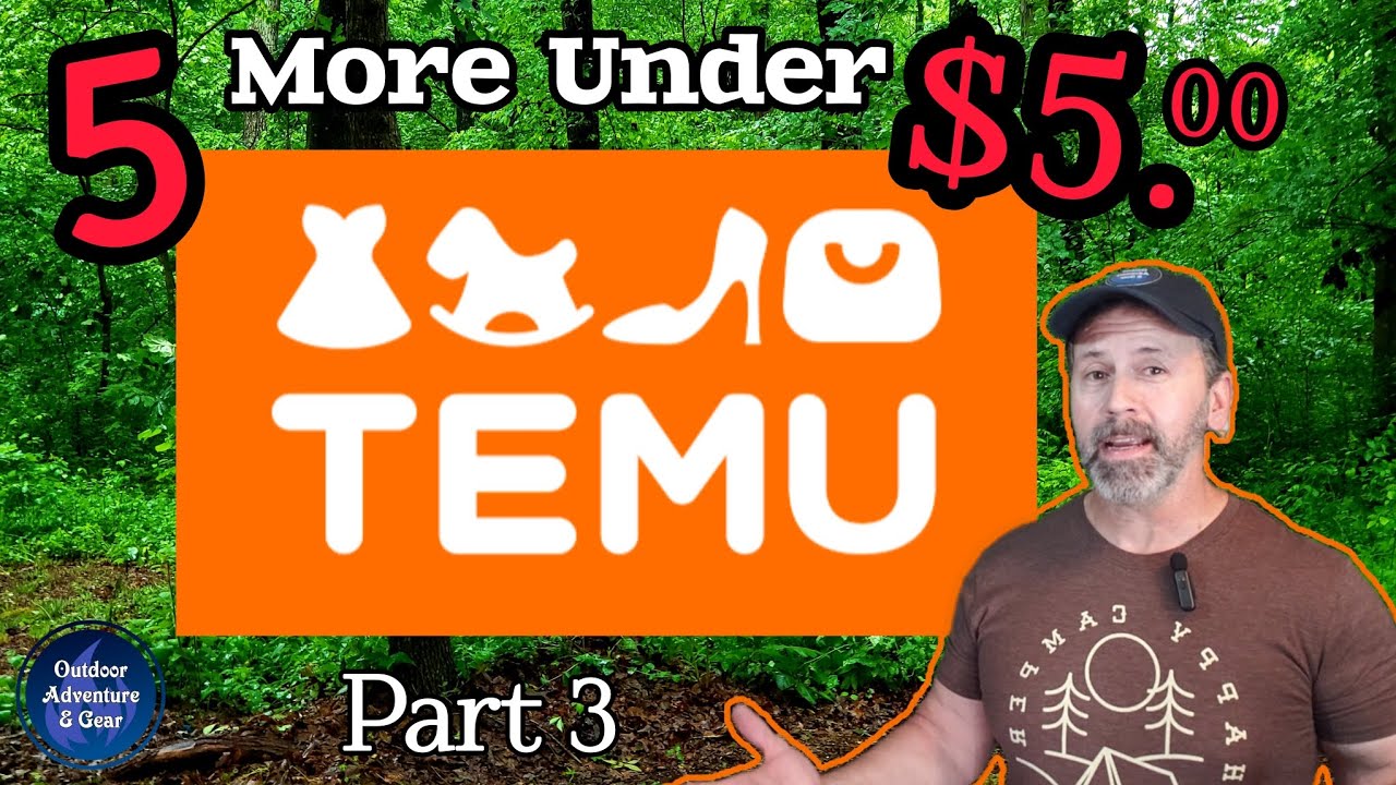 Insane! Five More Great Temu Camping Products Under 5 Dollars!  Part 3
