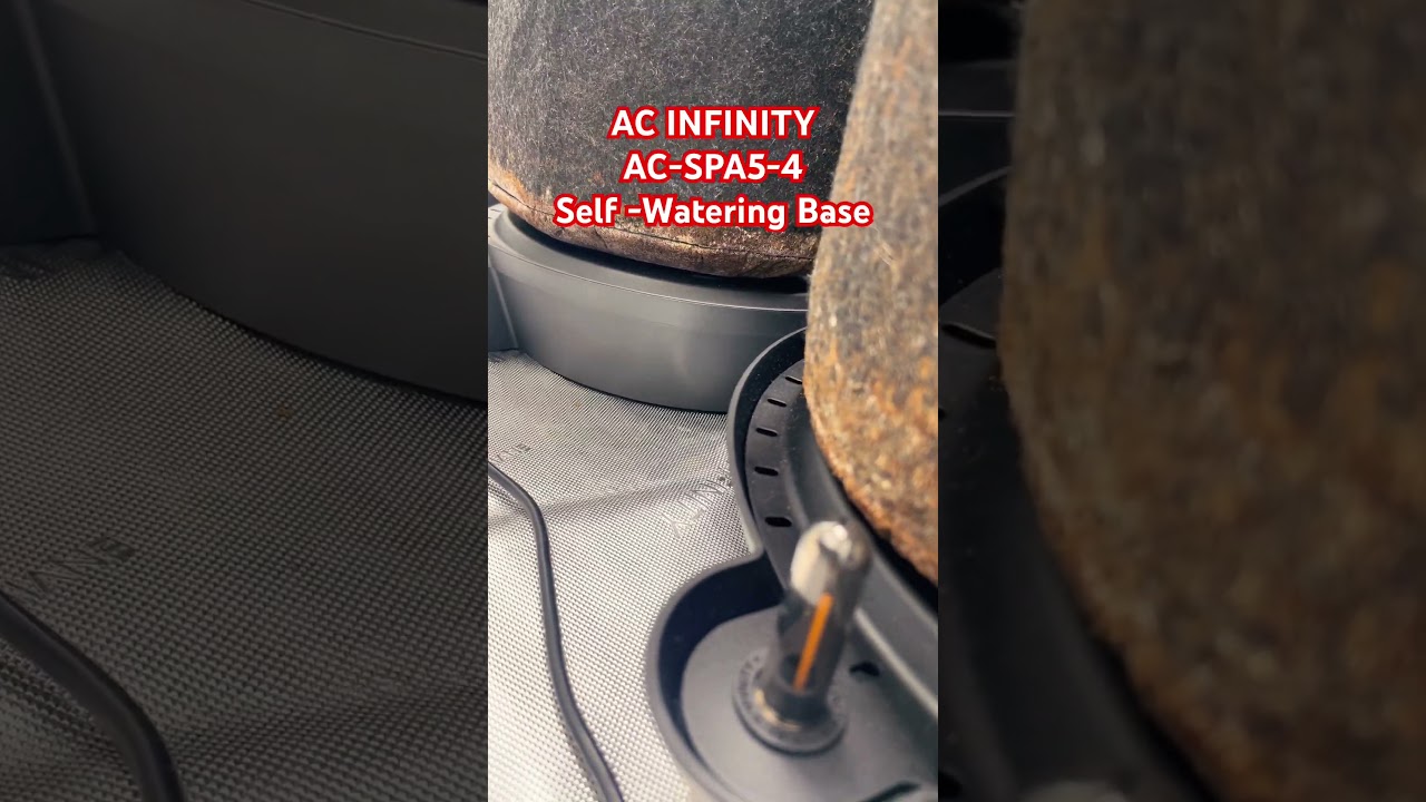 AC infinity self watering base tip. #acinfinity #selfwateringpot #foryou #tips #review #ytshorts ￼