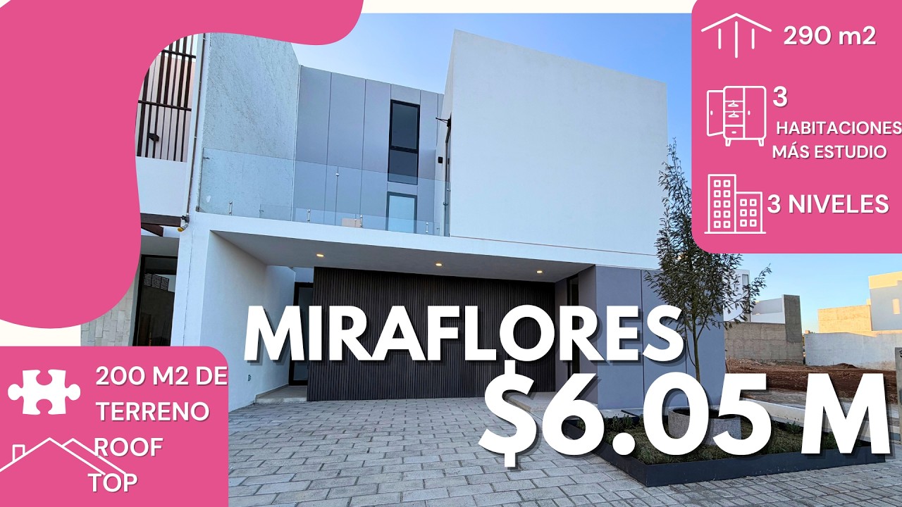BUSCAS UNA CASA QUE COMBINE MODERNIDAD, AMPLITUD Y ACABADOS DE PRIMER NIVEL?, MIRAFLORES! $6.05MDP