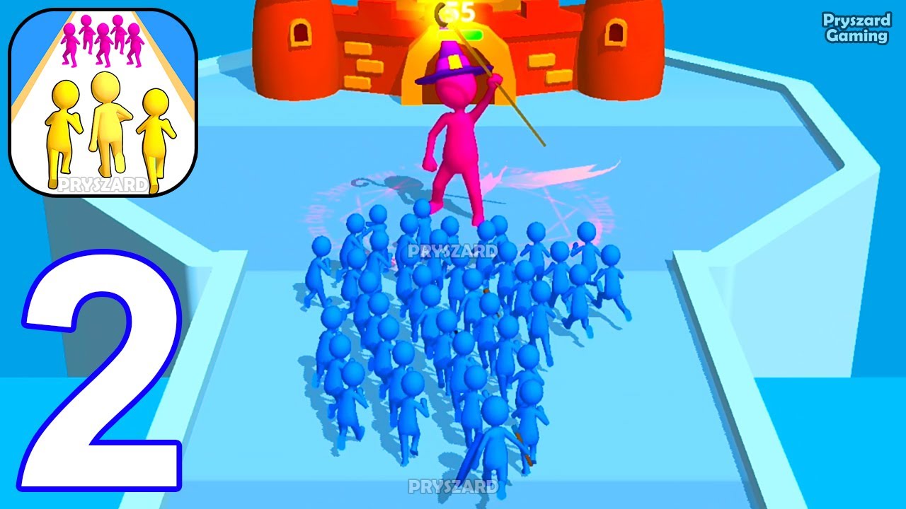 Join Clash 3D - Gameplay Walkthrough Part 2 Level 15-24 Stickman Join & Clash Merge Battle Crowd
