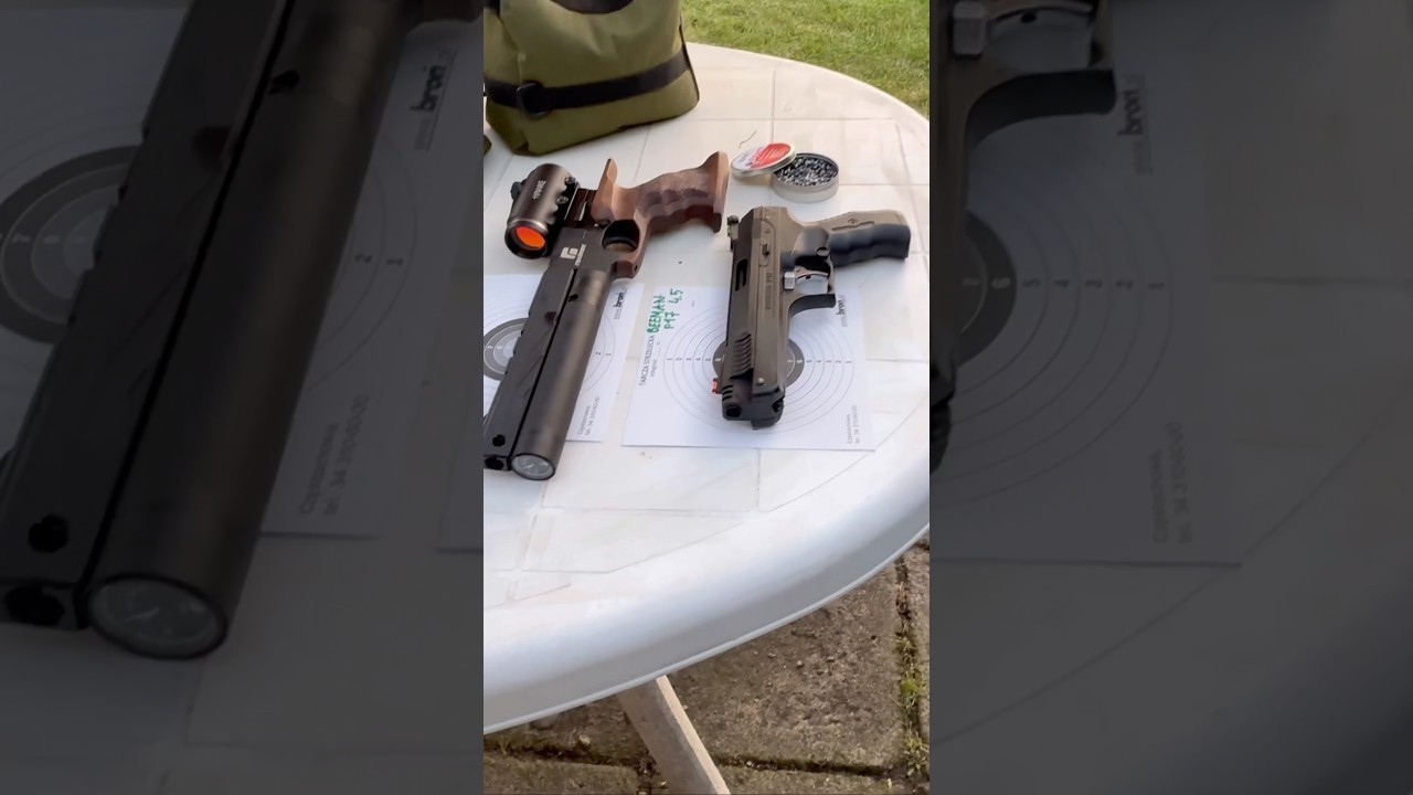 PCA vs PCP pistol. Beeman p17 & Reximex RPA 