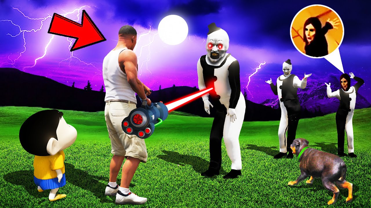 SHINCHAN AND FRANKLIN CAUGHT THE GHOST SERBIAN DANCING LADY WITH A SPECIAL CAR GTA 5