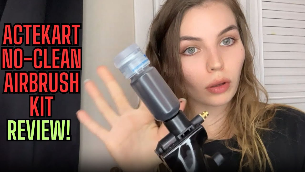 Review of this Actekart No-Clean Airbrush Kit!