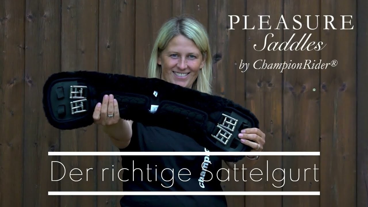 Der richtige Sattelgurt für dein Pferd - ChampionRider® Pleasure Saddles