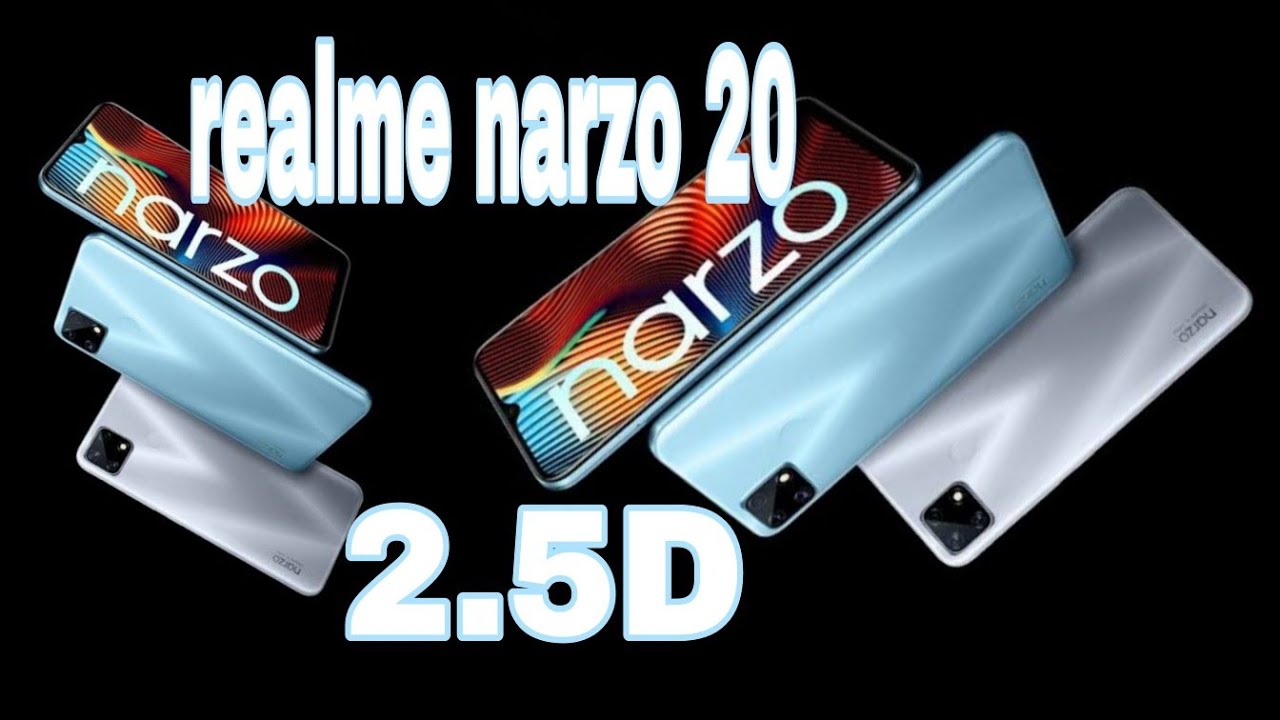 REALME NARZO 20 4GB RAM 128GB 2.5D 6.5inch DISPLAY