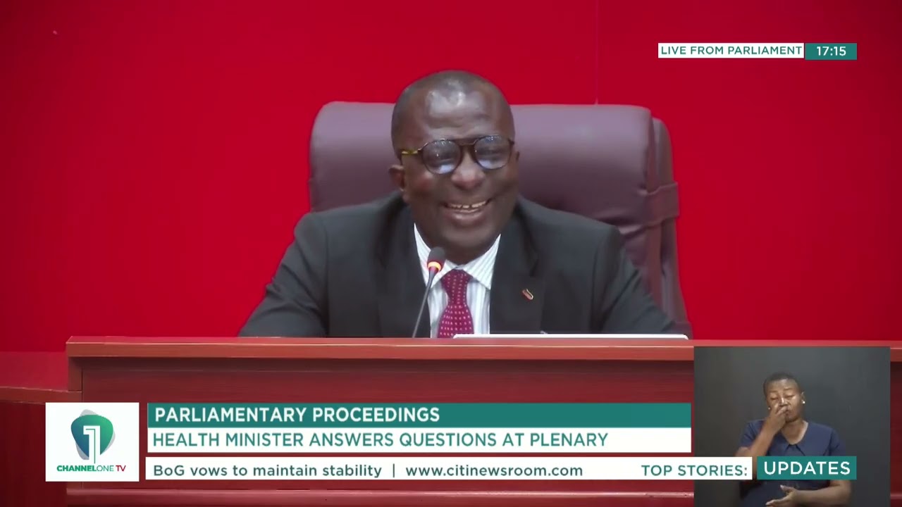 Health Minister Mintah Akandoh Responds to MPs’ Questions at Parliamentary Plenary