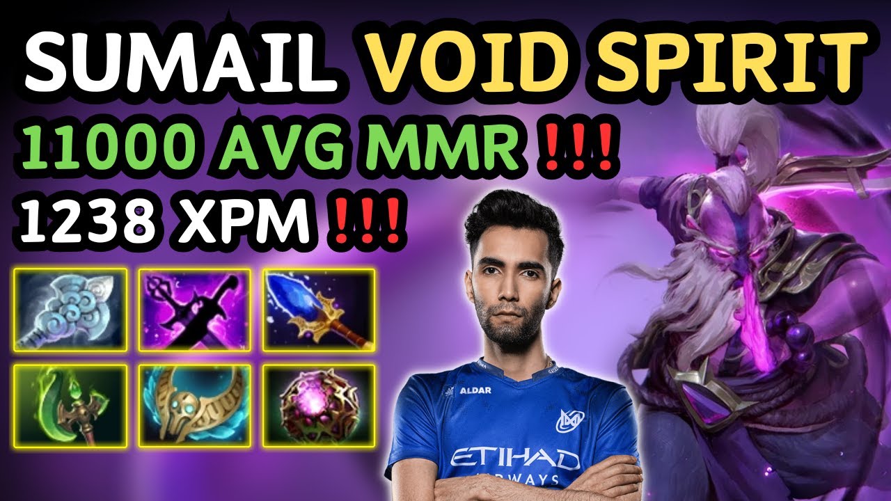 🔥 SUMAIL God VOID SPIRIT Cooking 24 KILLS 🔥 40K NET WOTH King SUMAIL - Dota 2