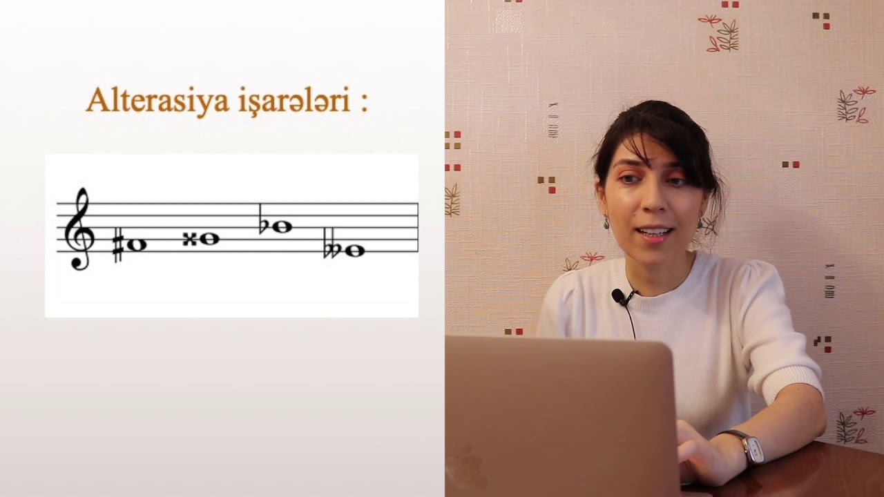 № 12 Alterasiya işarələri / Musiqinin elementar nəzəriyyəsi - Solfecio (Piano) dərsləri
