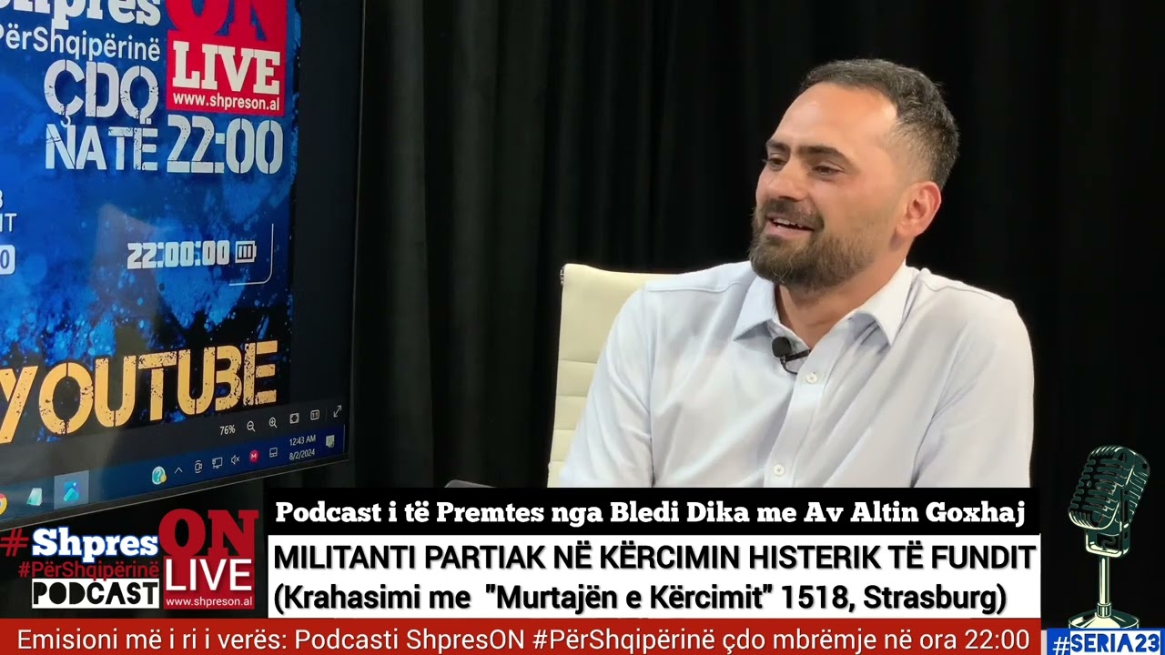 Podcasti nga Altin Goxhaj, i ftuar Bledi Dika
