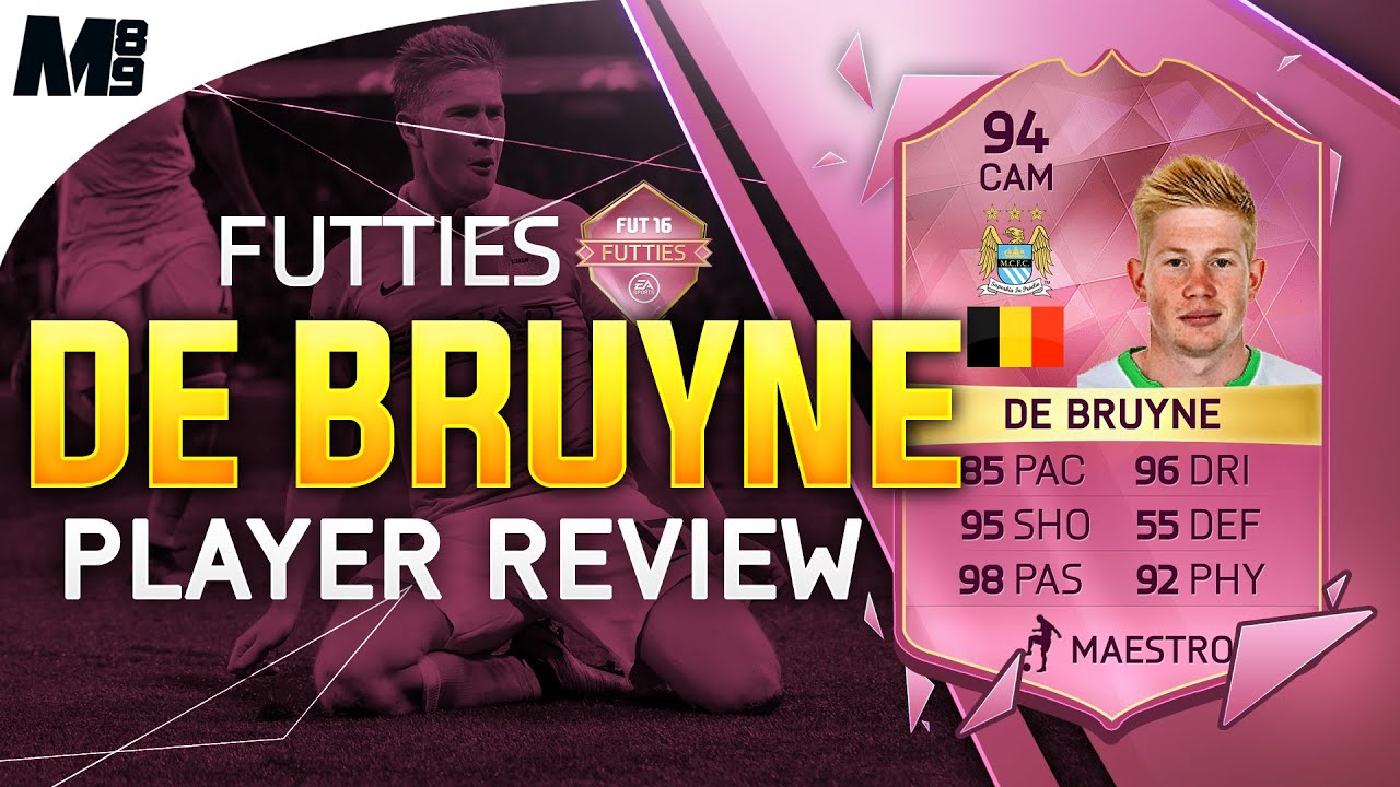 FIFA 16 FUTTIES DE BRUYNE REVIEW (94) FIFA 16 Ultimate Team Player Review + In Game Stats