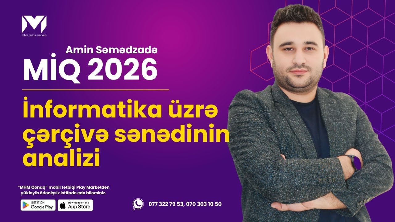Amin müəllim - #MİQ2026 | İnformatika çərçivə sənədinin analizi #miq #sertifikasiya #mhm