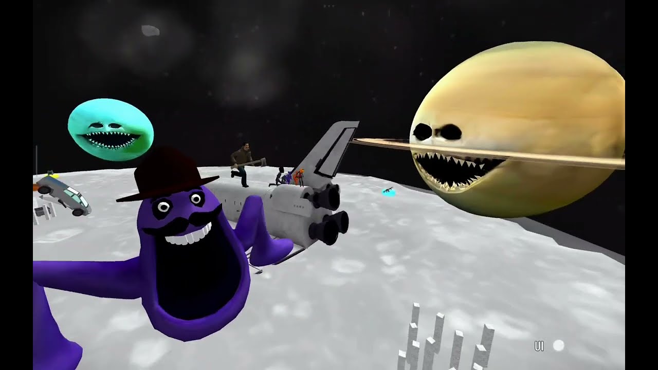 Sandbox in space updated new play desidrio moai hungry sea eater characterschasing #garrysmod 