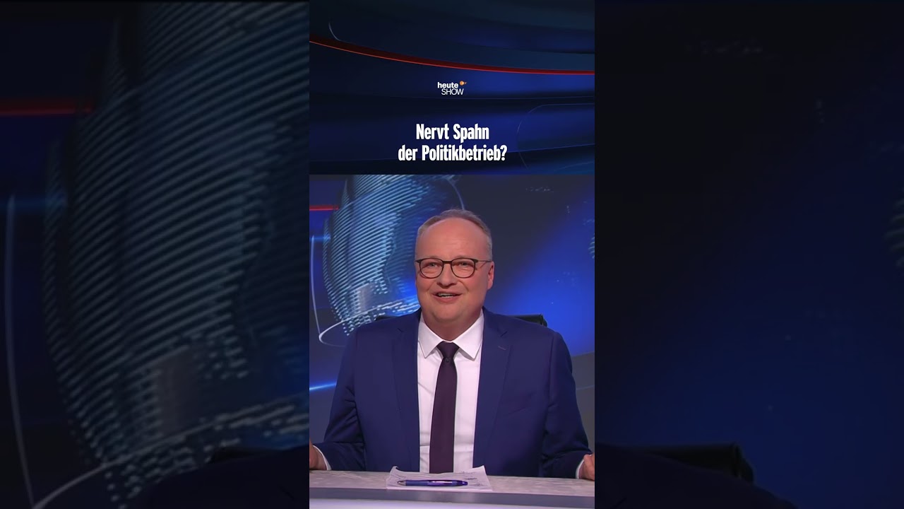 Nervt Spahn der Politikbetrieb? | heute-show #shorts