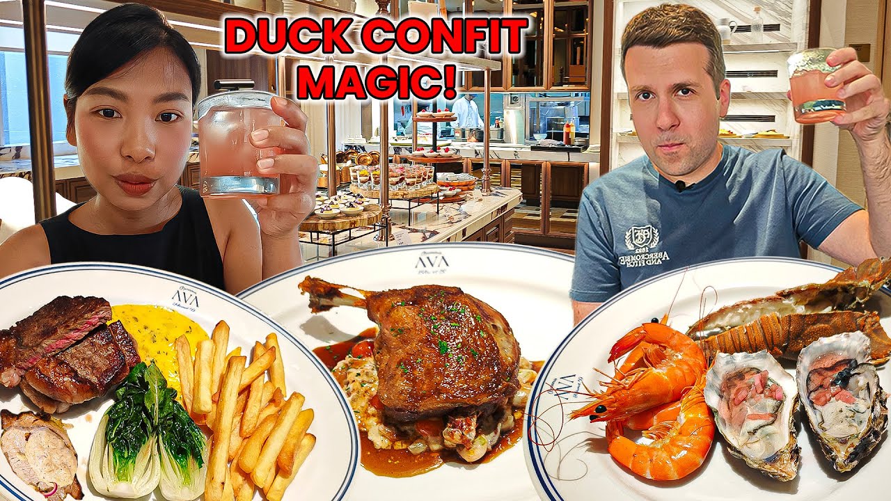 Bangkok’s Hidden Gem Buffet at the InterContinental – All You Can Eat + Incredible Duck Confit!