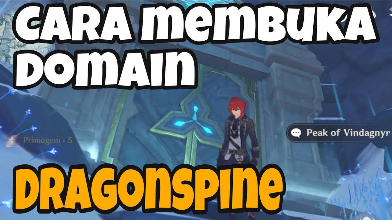 Cara Membuka Domain Peak of Vindagnyr di Dragonspine Genshin Impact Indonesia