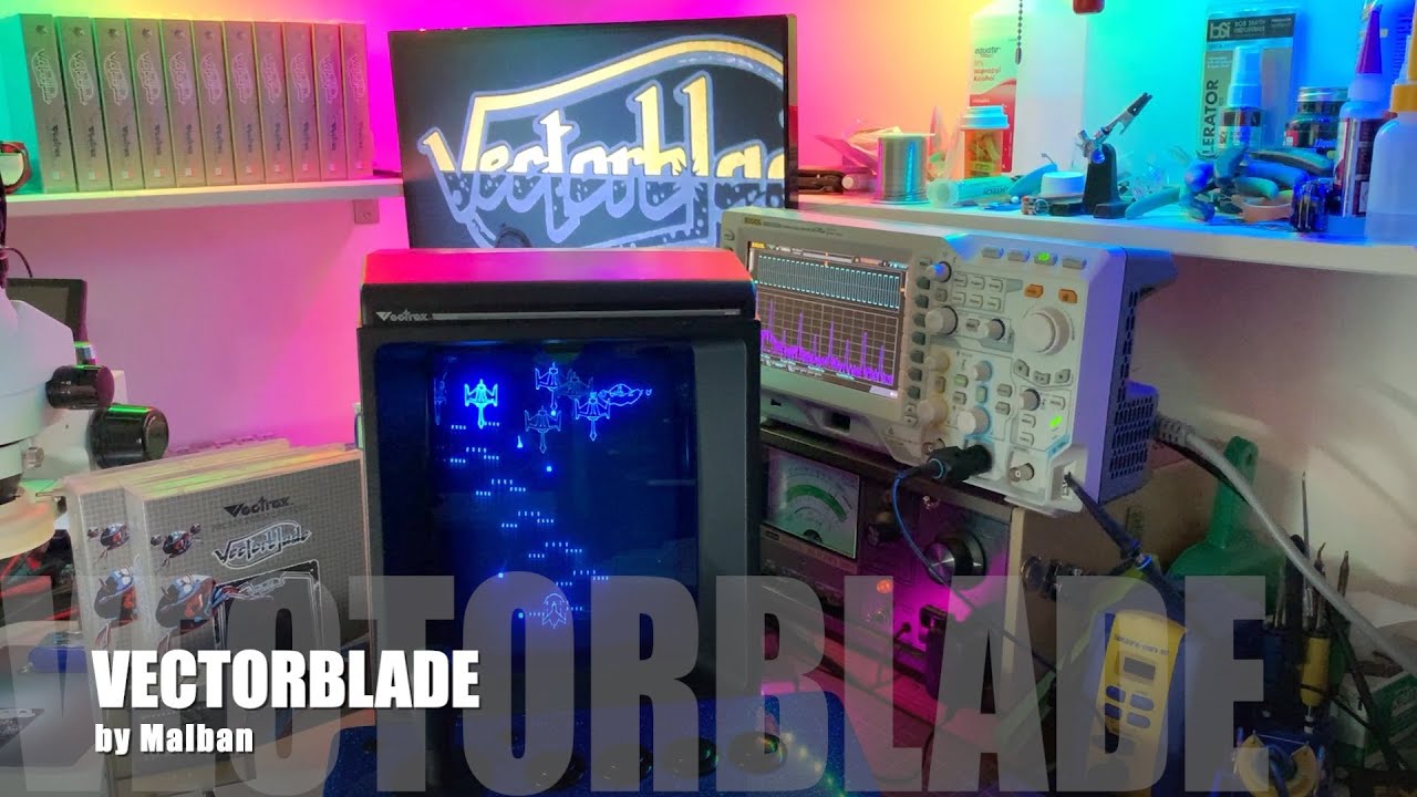 Vectrex - Vectorblade by Malban (SOLD OUT in 1 MINUTE!!!)