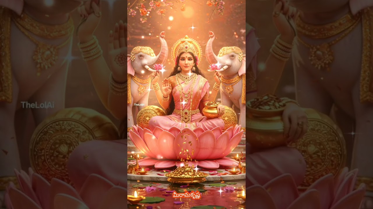 #lakshmidevi / siddhi buddhi prade devi... #lakshmistotra # #bhakti #devotionalsongs #shorts
