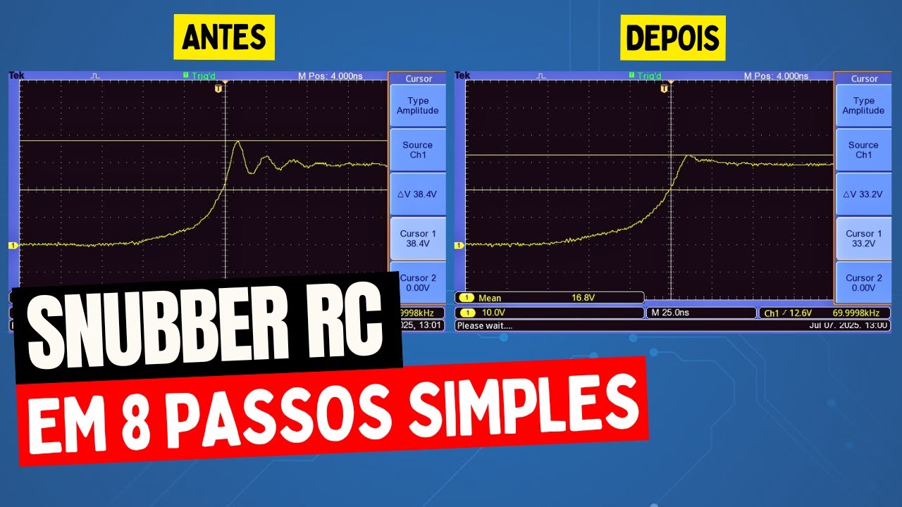 Seu MOSFET Está Queimando? Aprenda a Calcular o Snubber Perfeito!