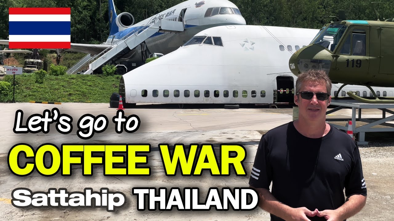 Coffee War Sattahip, 331 Station. Near Pattaya Thailand 🇹🇭 แวะเที่ยวแหล่งท่องเที่ยวสงครามกาแฟ
