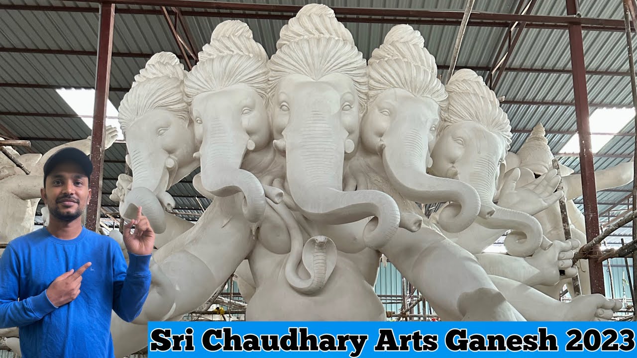 Sri Chaudhary Arts Mumbai Ganesh Idols 2023 | Ganesh Making 2023 | Mumbai Ganesh idols in Hyderabad