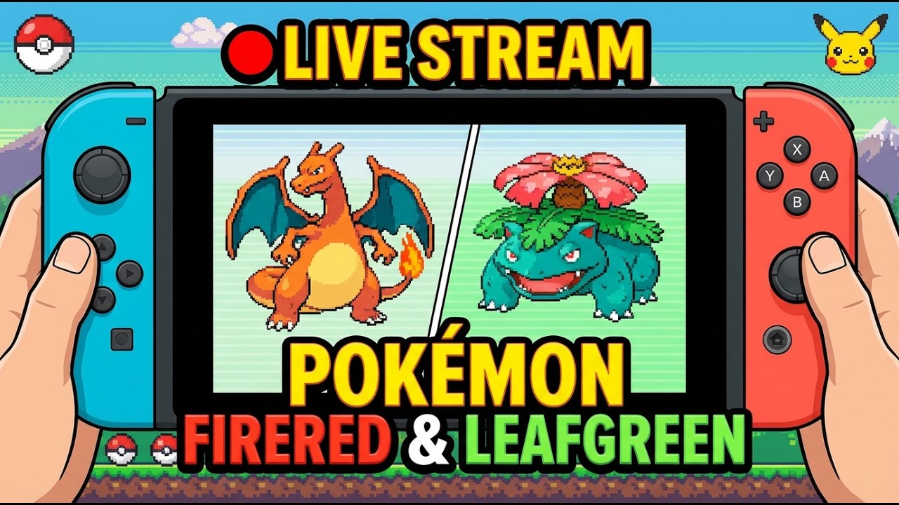 Pokemon Fire Red And Leaf Green On The Switch Live Stream