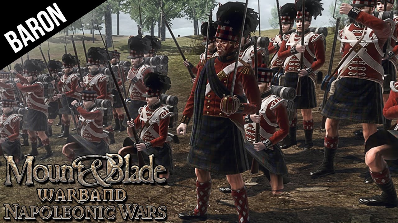 Mount and Blade - The Attack of the Hilarious Bagpipers!  Warband Napoleonic Wars
