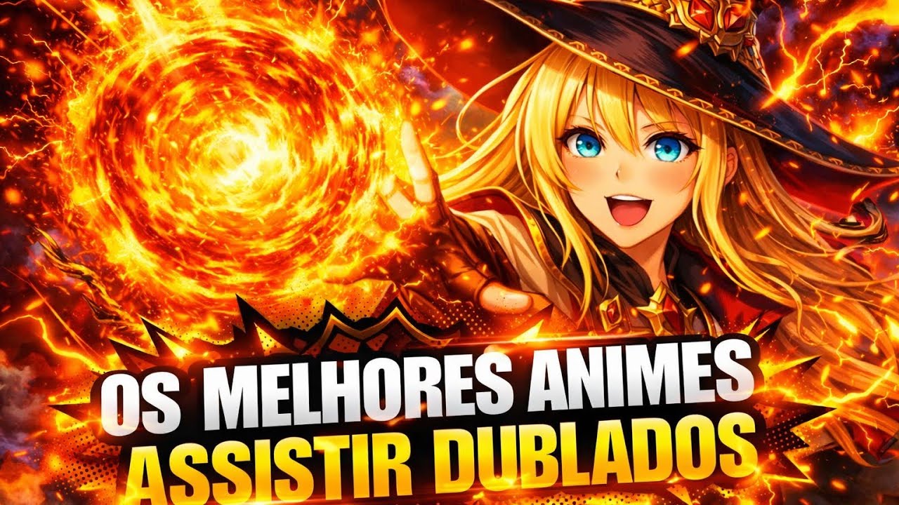 Melhores animes DUBLADOS para INICIANTES