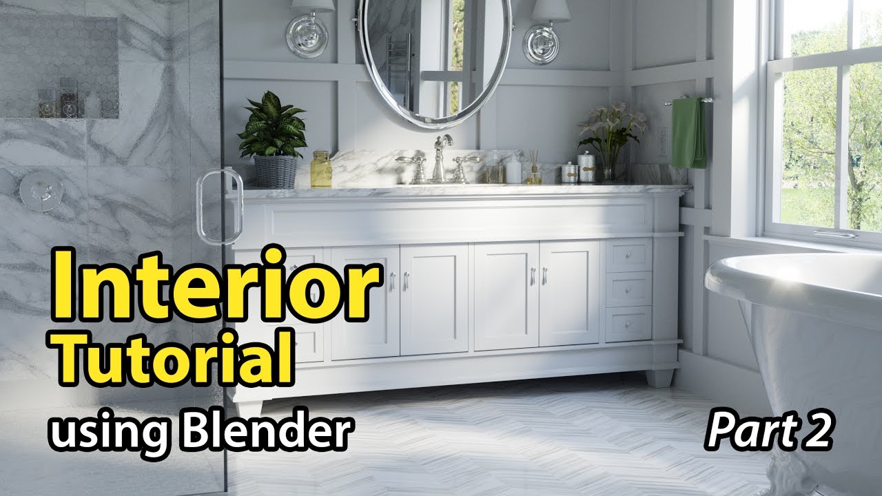 Blender Tutorial: Architectural Interior - Part 2 of 2