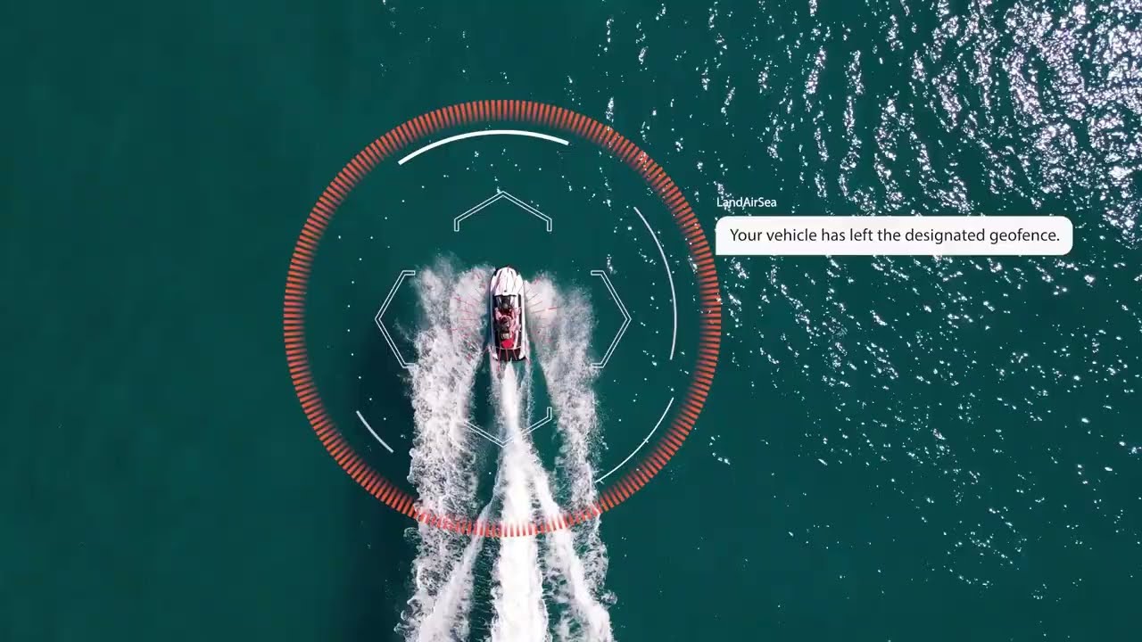 The LandAirSea 54 - Waterproof Magnetic GPS Tracker For Fleets, Vehicles, and Equipment.