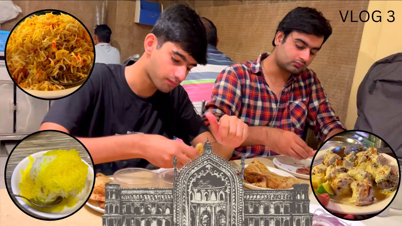 Exploring Lucknow Food Tunday Kababi, Prakash Kulfi, Wahid Biryani | Lko Vlog 3