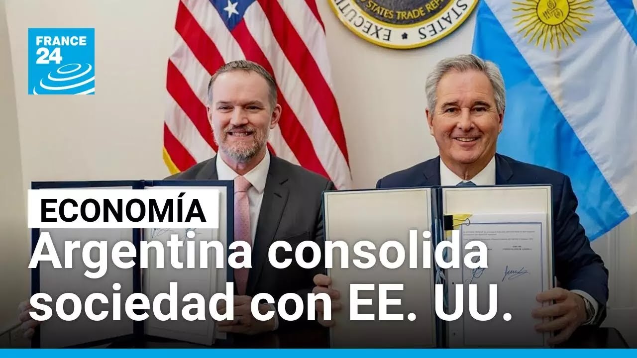Argentina y EE. UU. consolidan su relación comercial con la firma de un nuevo pacto • FRANCE 24