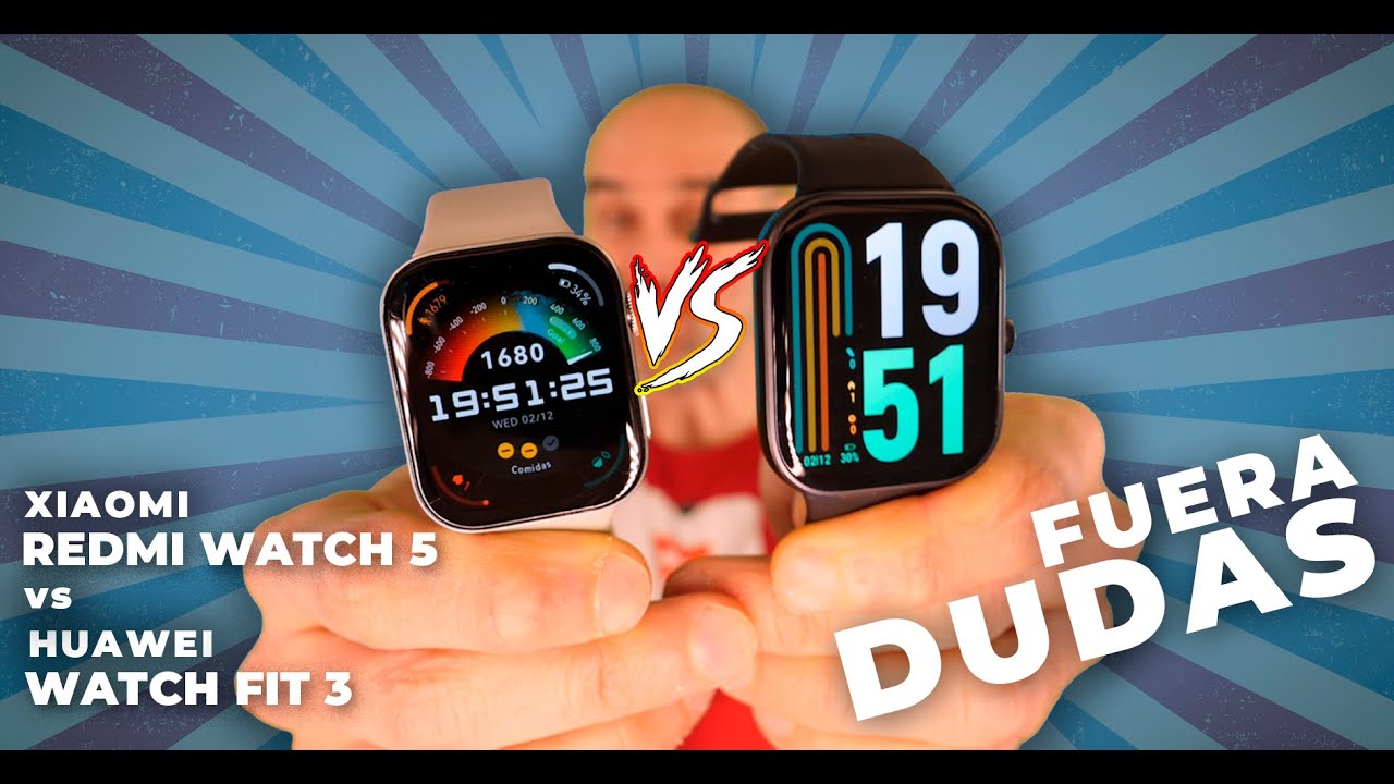 ¡BATALLA de Smartwatches! Redmi Watch 5 vs Huawei Watch Fit 3 ¿Quién GANA?