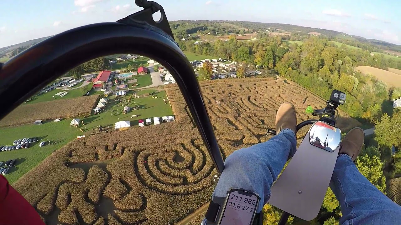 Two Guys on Trikes - David breaking out the old Edel Power Atlas - Ohio Paramotor Trike Adventures