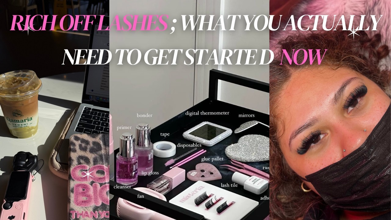 RICH OFF LASHES| LASH STARTER KIT ESSENTIALS WHAT YOU NEED TO BUY TO START RIGHT AWAY UNDER $500