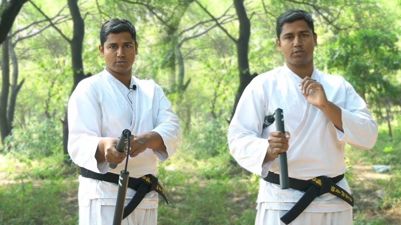 Nunchuku | Nunchaku tricks | Self Defense techniques In Telugu | Martial Arts | Martial Wisdom