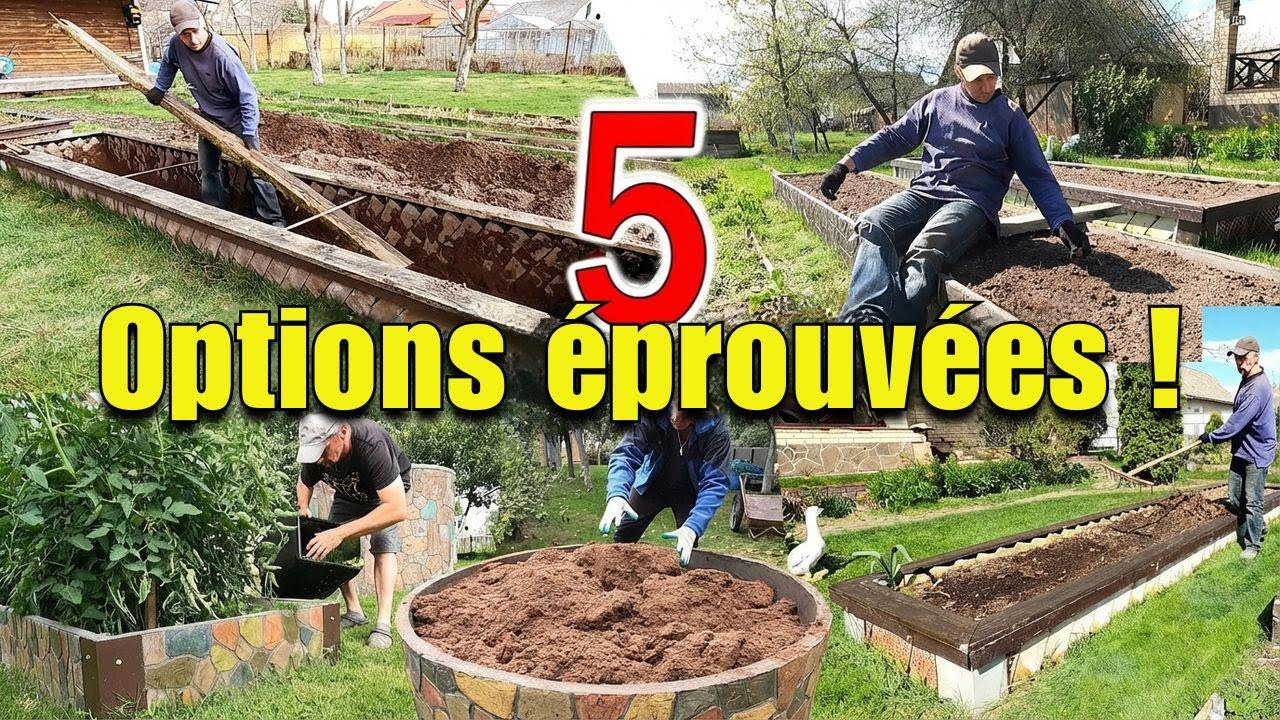 Pourquoi les buttes de culture surélevées gardent-elles la chaleur ? 15 ans d'expérience !