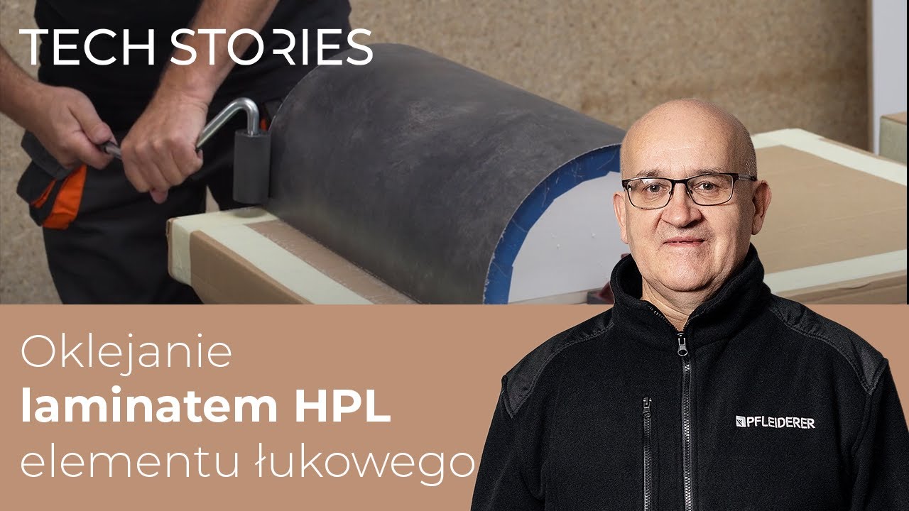 Oklejanie laminatem HPL elementu łukowego | #Techstories 28
