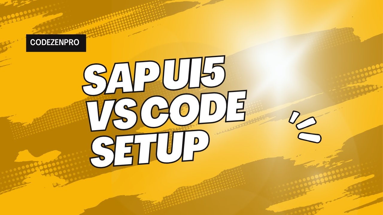 SAP UI5 VISUAL STUDIO SETUP