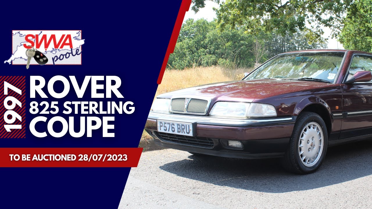 LOT 20 - Rover 825 Sterling Coupe 1997 | SWVA 28th July 2023 Classic Car Auction