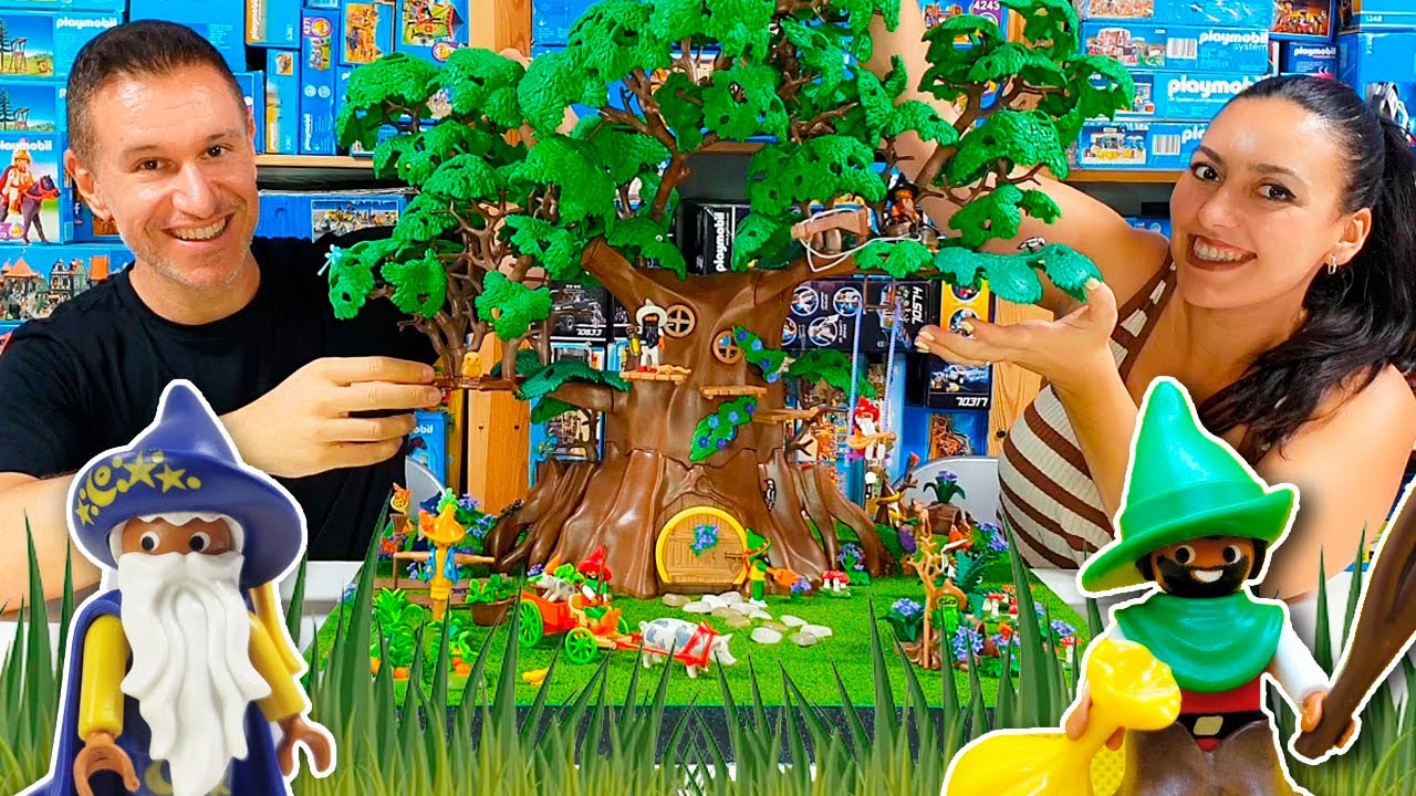 🍄GNOMOS de PLAYMOBIL🍄🌼 DIORAMA El ÁRBOL de la COMUNIDAD 🌼CARYPE
