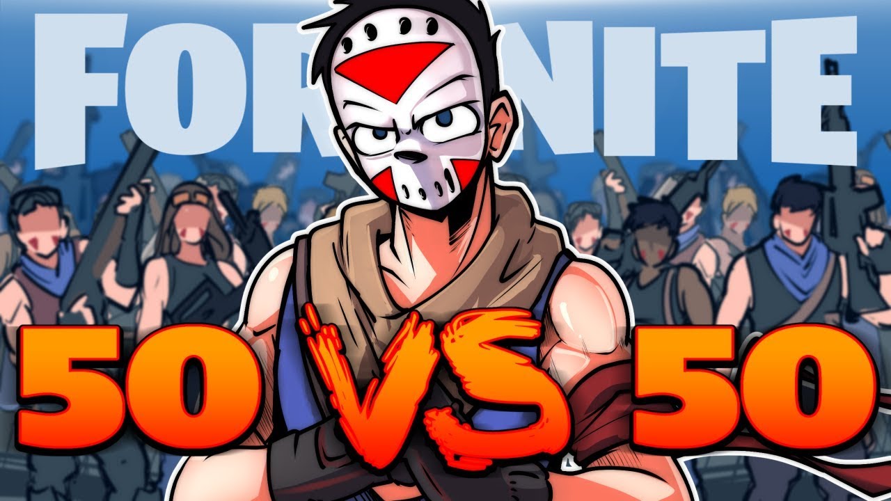 FORTNITE BR - SO MANY ENEMIES! (50 VS 50 Match!)