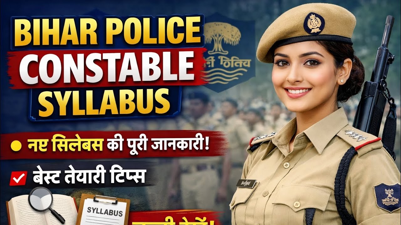 Bihar Police Constable Syllabus 2026 | Full Exam Pattern & Subject Wise Syllabus