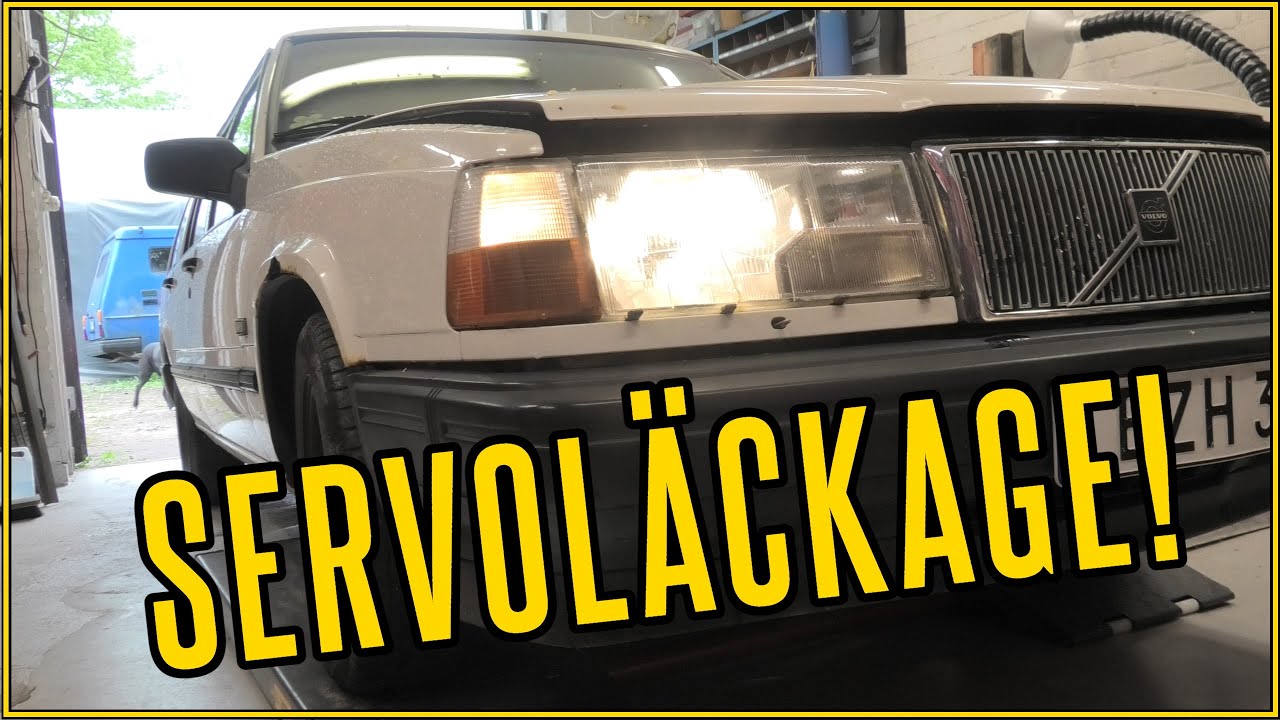 Fixar servoläckage på Volvo 940 Turbo