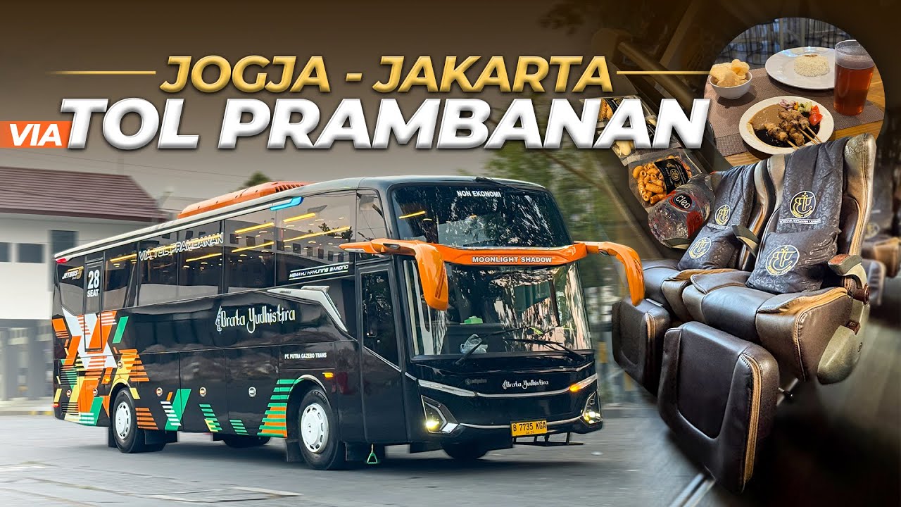 TARIF MURAH & SERVICENYA UNIK ‼️Naik Bus Brata Yudhistira Jogja - Jakarta