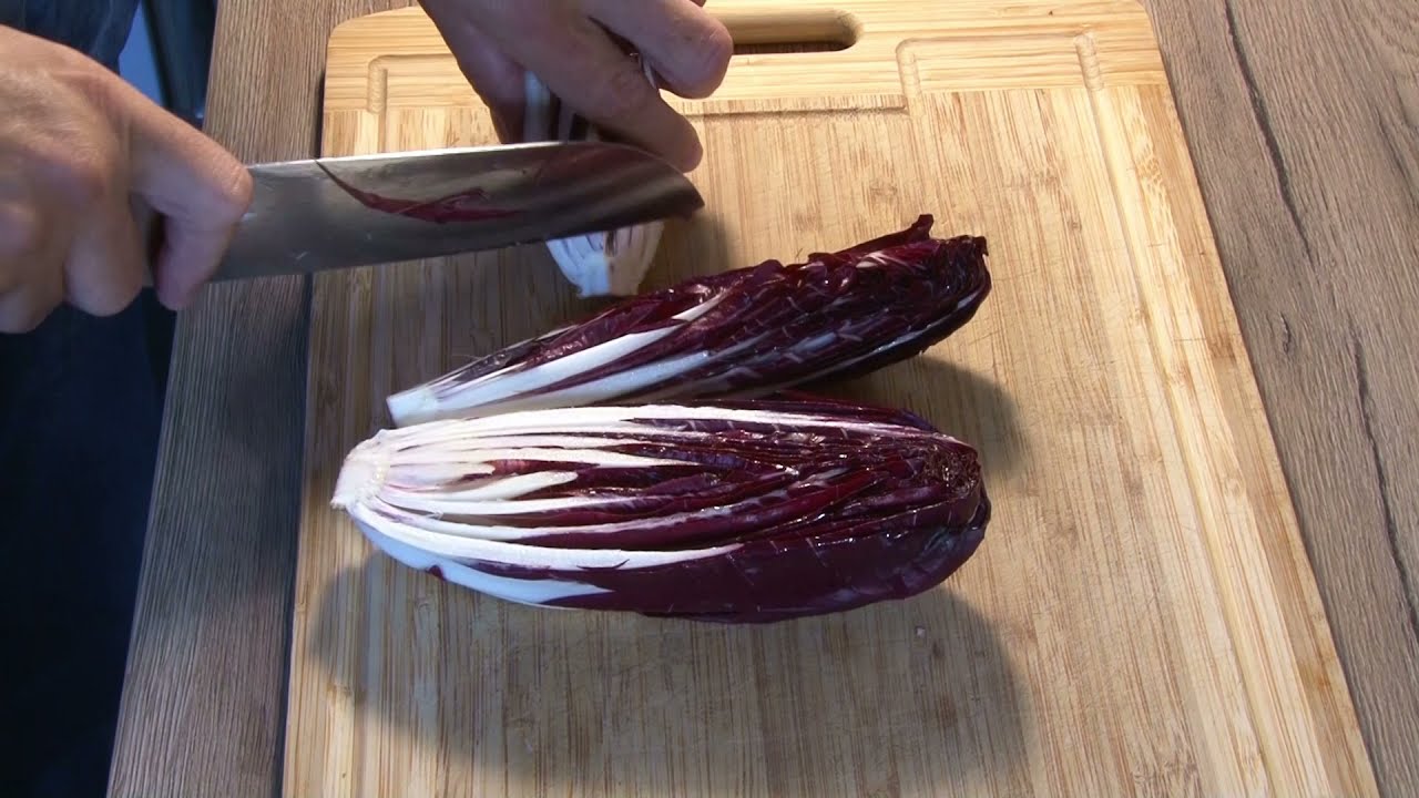 Karamellisierter Radicchio mit Balsamico und Knoblauch