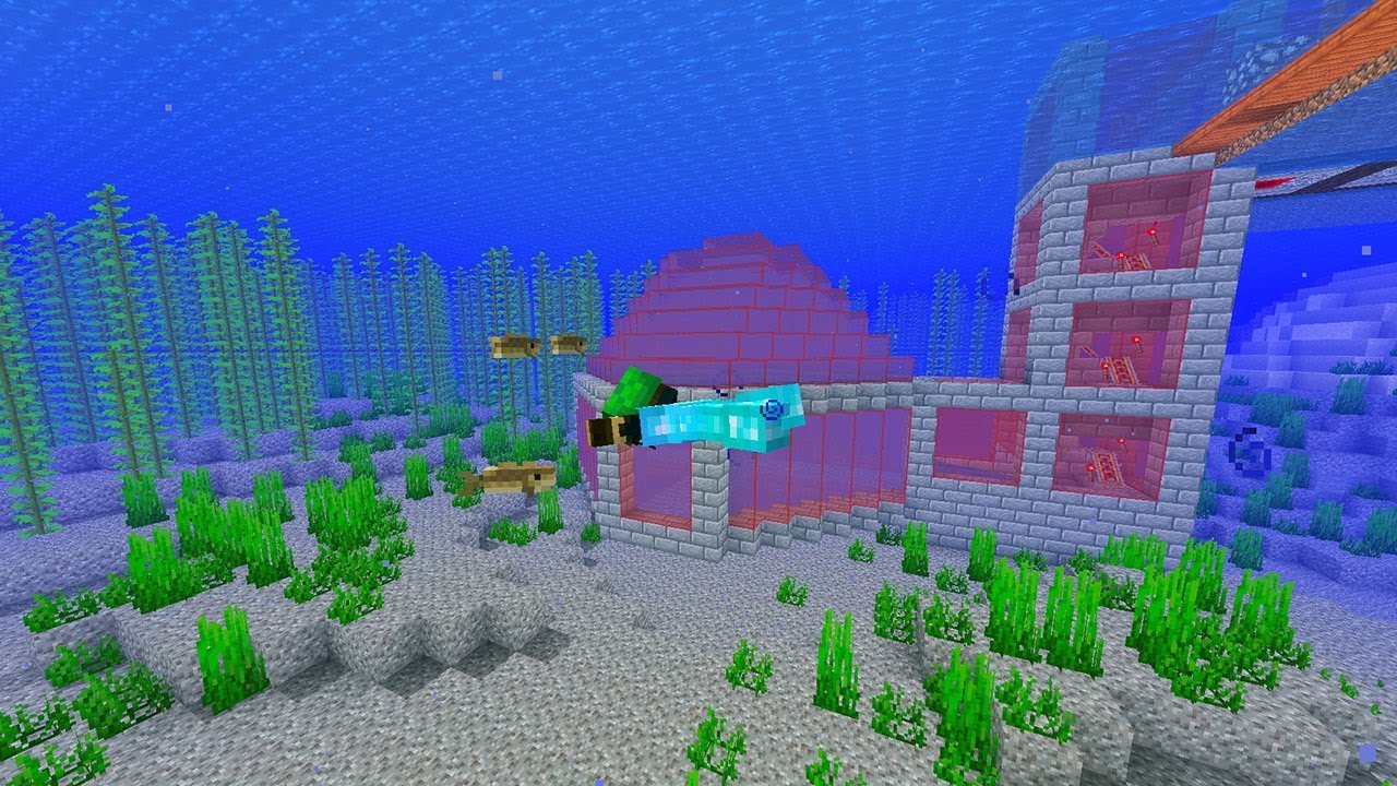 IK HEB EEN GEHEIME BASIS ONDER WATER GEMAAKT IN MINECRAFT!!