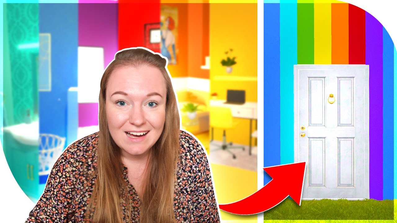 REGNBUE COLOUR CHALLENGE! *ENDELIG!* | House Flipper dansk