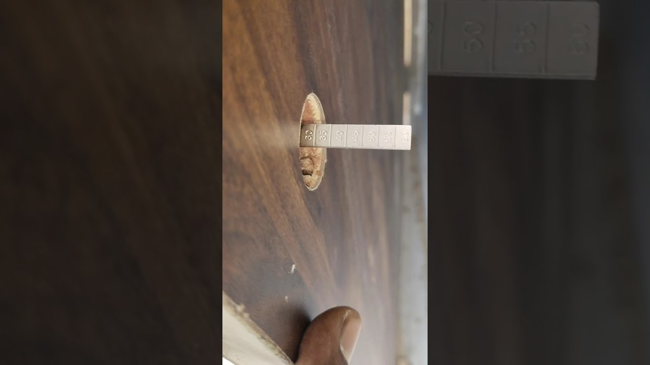 Full video ultra XL deadbolt lock installation 🆓#video #viralvideo #reels #doorlock #minivlog #yt
