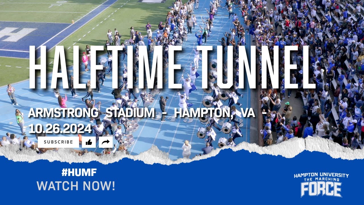 HamptonU - Homecoming Halftime Tunnel (10.26.2024)